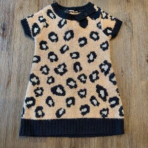 3/24$ Gymboree Baby Leopard Print Knit Dress size 12-18 months